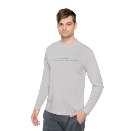 Wicking Long Sleeve Tee (Run :: Drink :: Sleep :: Repeat)