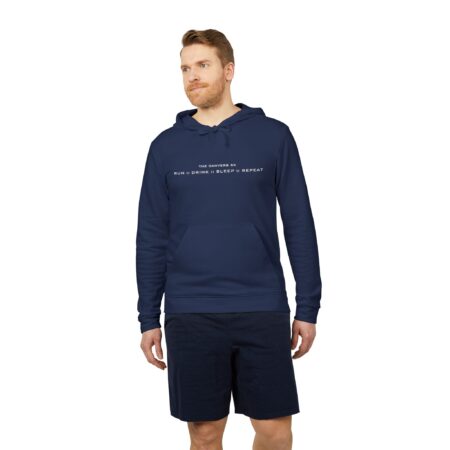 adidas Soft Mid-Weight Hoodie (Run :: Drink :: Sleep :: Repeat)