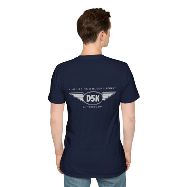 Softstyle T-Shirt (Run :: Drink :: Sleep :: Repeat) - Image 4