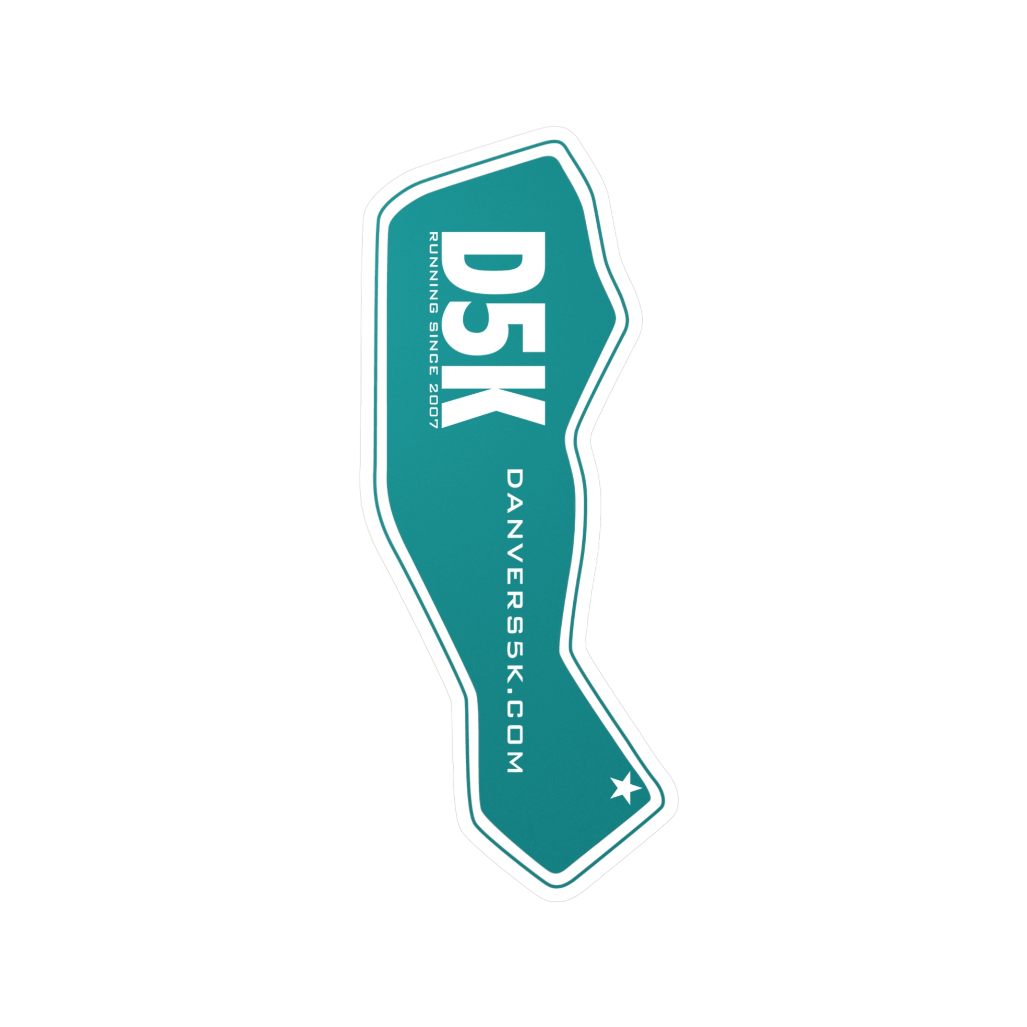 D5K Vinyl Cut Decal Stickers, map or oval - Image 3