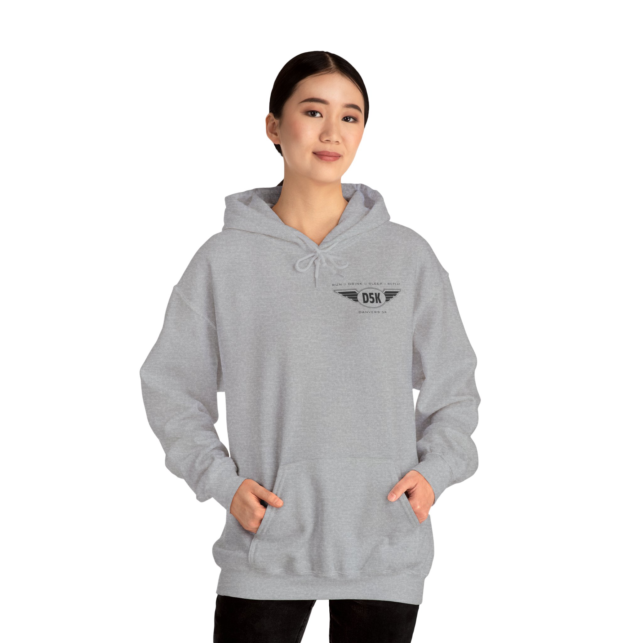 Gary’s Gray Hoodie (Run :: Drink :: Sleep :: Repeat) - Image 1