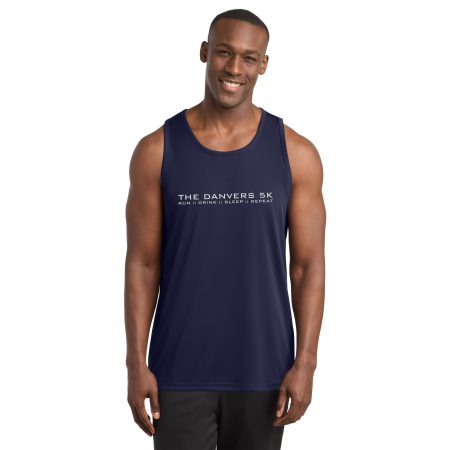 Men's Performance Wicking Singlet (Run :: Drink :: Sleep :: Repeat) - Image 4