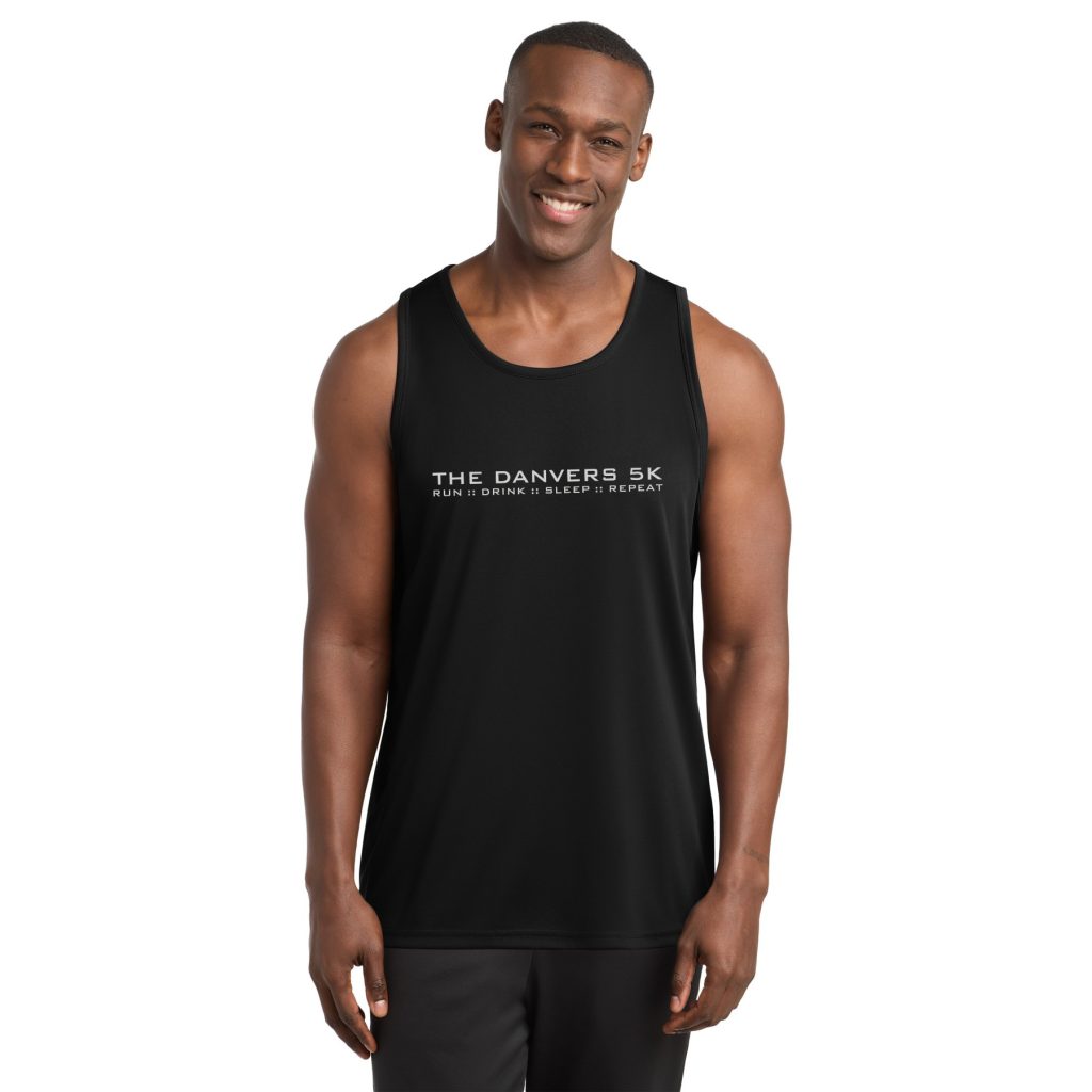 Men's Performance Wicking Singlet (Run :: Drink :: Sleep :: Repeat)