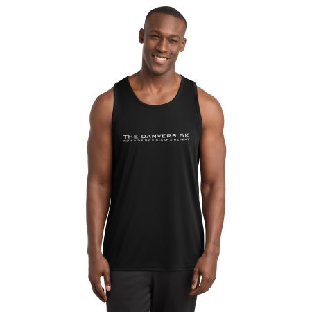 Men's Performance Wicking Singlet (Run :: Drink :: Sleep :: Repeat)