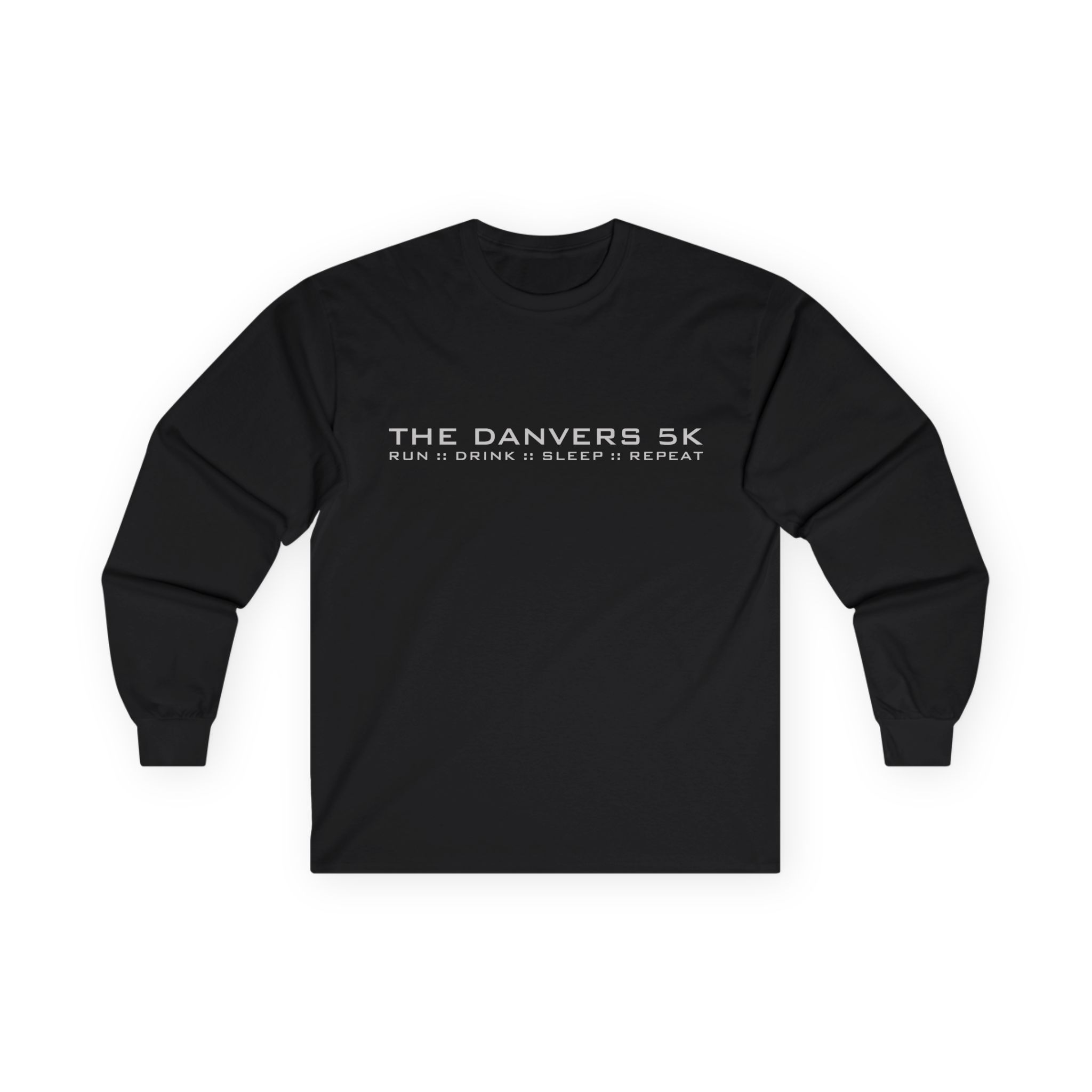 Cotton Long Sleeve Tee (Run :: Drink :: Sleep :: Repeat) - Image 4