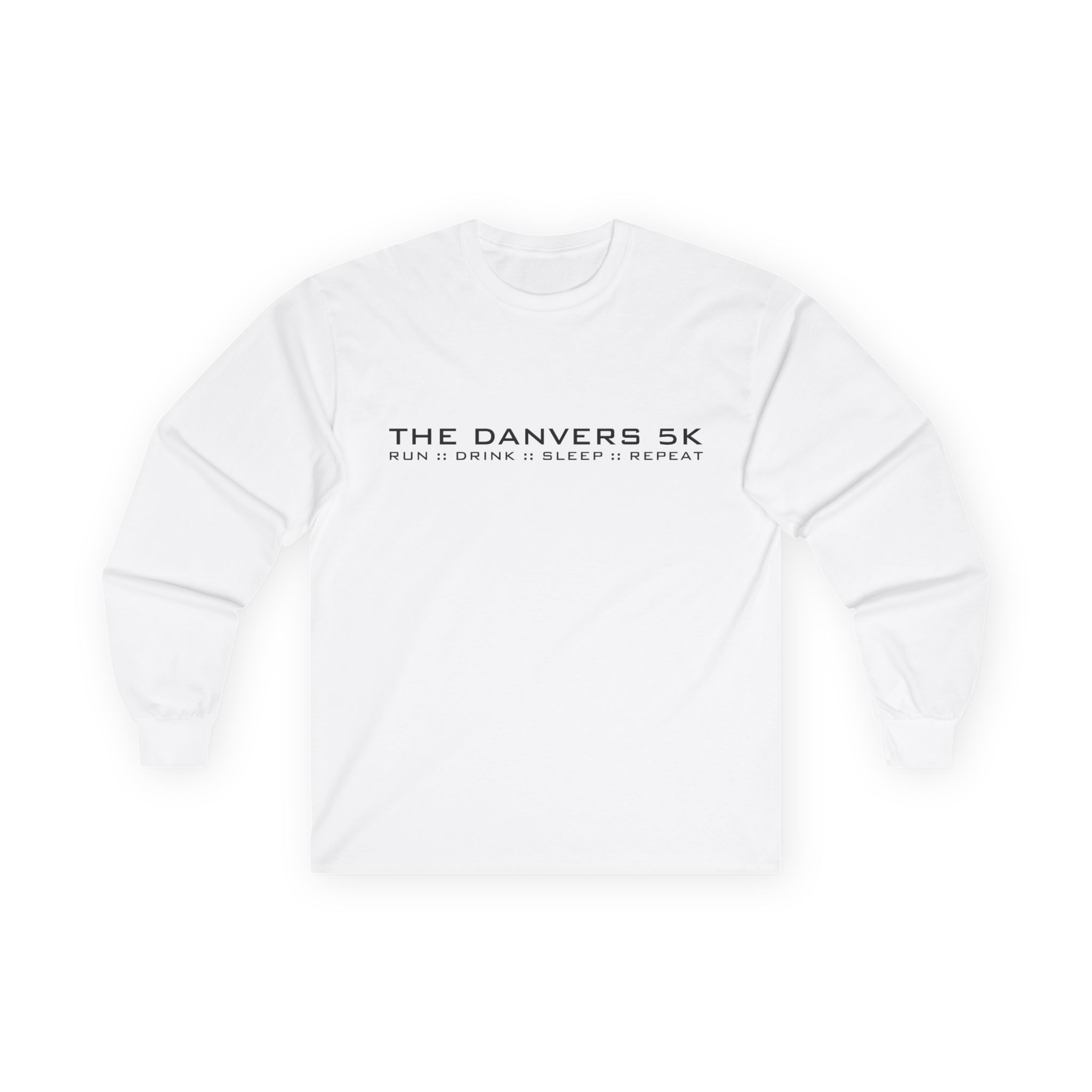 Cotton Long Sleeve Tee (Run :: Drink :: Sleep :: Repeat) - Image 2
