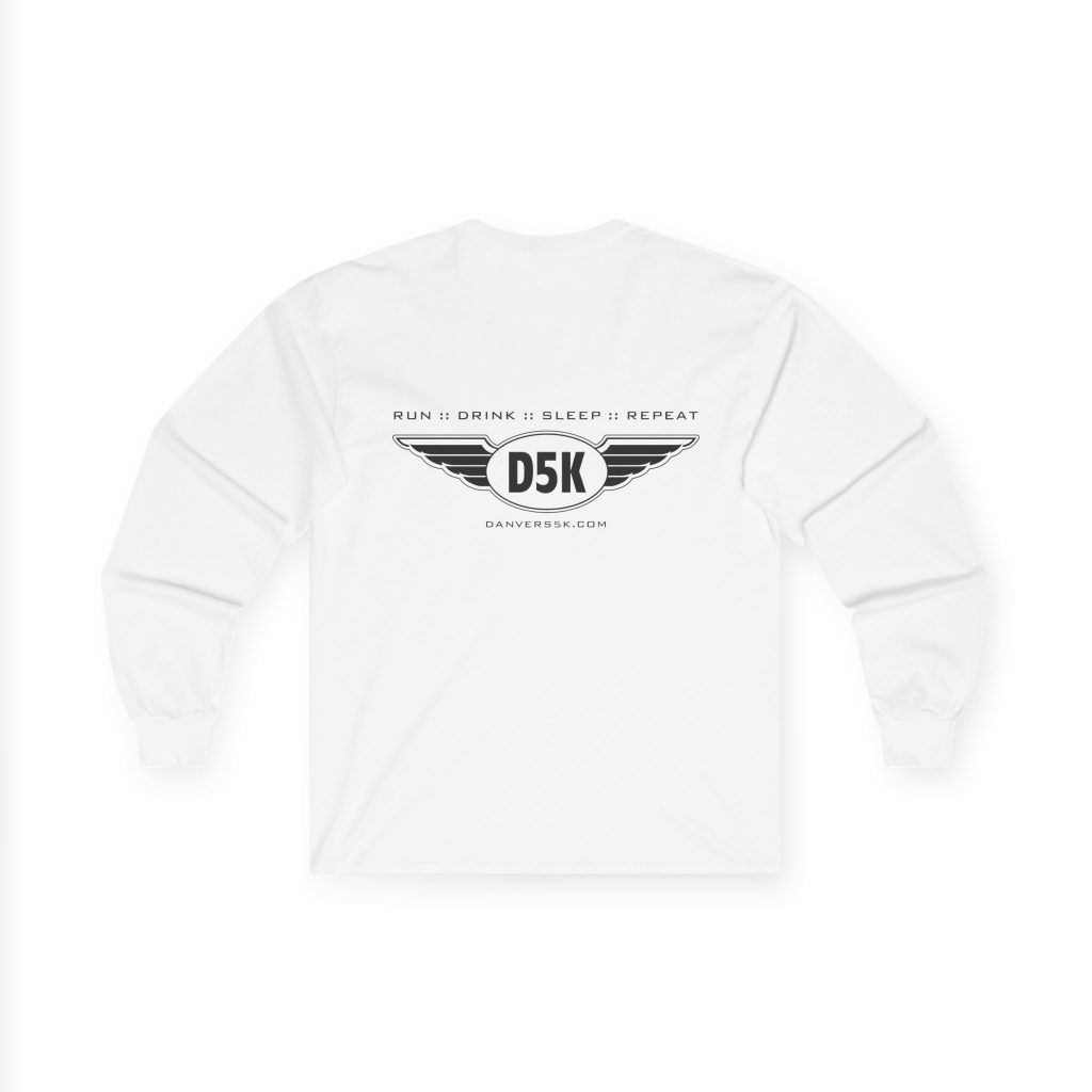 Cotton Long Sleeve Tee (Run :: Drink :: Sleep :: Repeat)